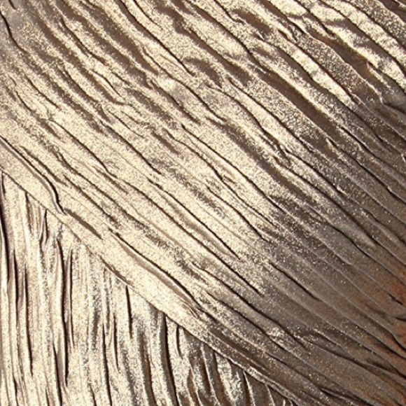 Torn By Ronny Kobo Gold Metallic Mini Dress - Picture 9 of 9